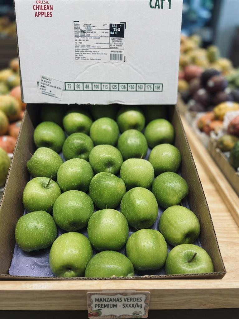 manzana granny smith caja x 17 kg